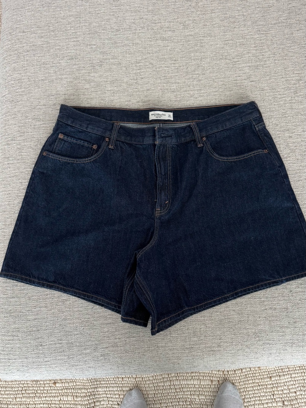 Abercrombie Loose Denim Shorts
